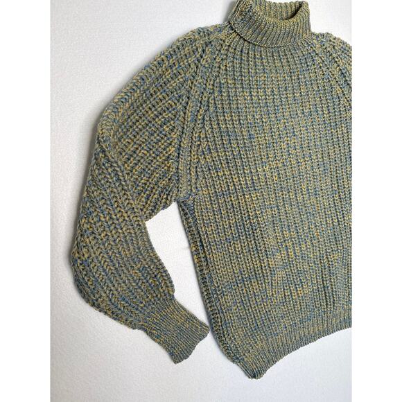 Vintage B. Forman Co. Made in England 100% Wool Chunky Knit Sweater L - Picture 2 of 16